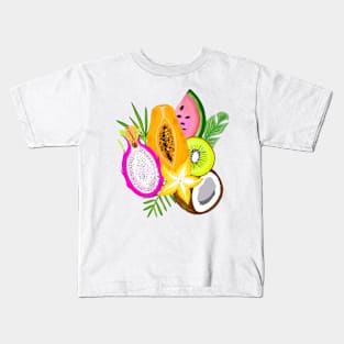 Tropical fruits Kids T-Shirt